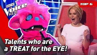UNIQUE and Extraordinary OUTFITS in The Voice Kids! 🤩 | Top 6