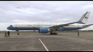 Biden Arrives in Texas