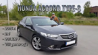 Honda Accord Type-S 2.4 2015 r. 201 KM + , VIII generacja