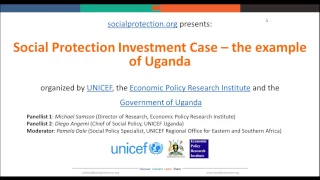 Social Protection Investment Case   the example of Uganda