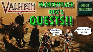 Valheim: Marketplace NPC's Mod Tutorial // Part - 3.2 // 📜QUESTS!!📜 - Create your OWN STORY📖