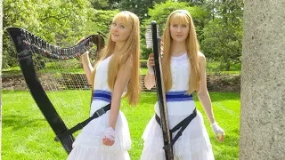 FAIRY TAIL (Main Theme) - Harp Twins - ELECTRIC Harps