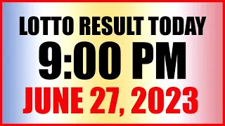 Lotto Result Today 9pm Draw June 27, 2023 Swertres Ez2 Pcso