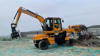 backhoe loder JG100CW construction machine