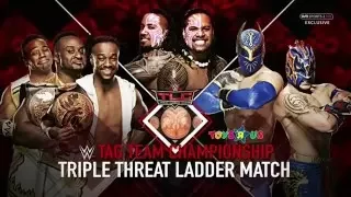 WWE TLC 2015-The Usos vs Lucha Dragons vs The New Day Triple Threat Ladder Match