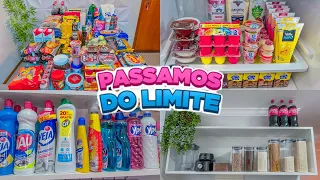 COMPRAS DO MÊS NO ATACADISTA | QUANTO GASTEI? + ORGANIZANDO TUDO ❤️🛒