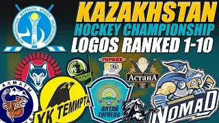 Kazakhstan Hockey Championship Logos Ranked 1-10