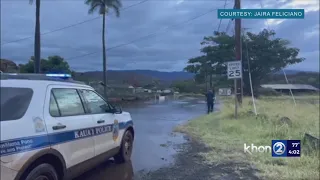 Heavy rain, landslides close roads across Kauai