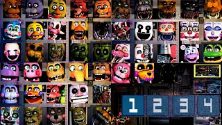 All jumpscares in Fnaf UCN Jumpscare Simulator Android