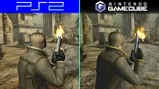 RESIDENT EVIL 4:  PlayStation 2 vs. Gamecube 🔥👾🔥 Comparativo Gráfico  || Jugamer