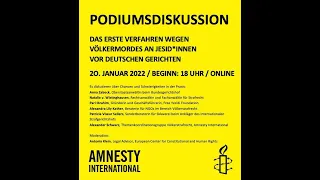 (Deutsche Übersetzung) Das erste Verfahren wegen Völkermordes an Jesid_innen vor deutschen Gerichten