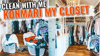 Extreme Closet Clean Out! Konmari Method | Angela Lanter