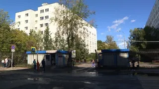 Stockshots of hospital treating Pussy Riot activist Verzilov