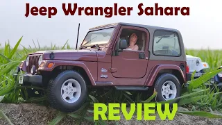 Review: Jeep Wrangler Sahara in 1/18 scale by Maisto