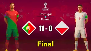 FIFA 23 - PORTUGAL 11 - 0 POLAND - FIFA World Cup Final - Ronaldo vs. Lewandowski - PS5™ [4K]