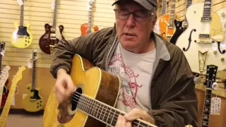 Bill Lynch sings Standing on the Edge of Love at Norman's Rare Guitars