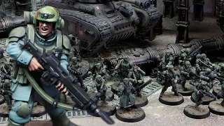 SPEED PAINTING IMPERIAL GUARD | ASTRA MILITARUM | WARHAMMER 40k | CADIA | Our Armies