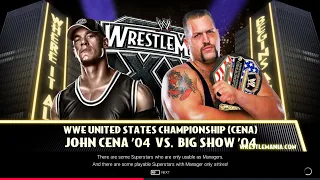 WWE 2K19 WrestleMania XX US Champion Match Word Life John Cena VS World's Largest Athlete Big Show