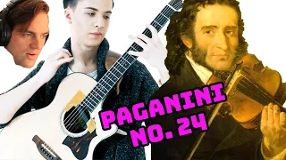 Paganini Caprice no.24 (Fingerstyle Guitar Cover) Reaction / Marcin Patrzalek / Guitarist Reacts