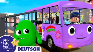 Das Farbige Buslied (Teil 2) | Kinderlieder | Little Baby Bum Deutsch | Cartoons für Kinder