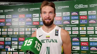 Domantas Sabonis: „Pirmose rungtynėse jautėsi jaudulys“