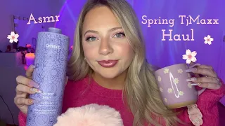 Asmr Spring TjMaxx Haul 🌷 Tapping, Scratching, & Chitchatting 💕 ft rose forever