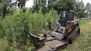 KING OF THE JUNGLE! Mowing The Jungle Lot With The MTL XCT