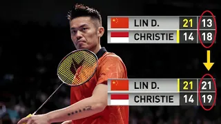 Lin Dan's INSANE COMEBACK against Jonatan Christie