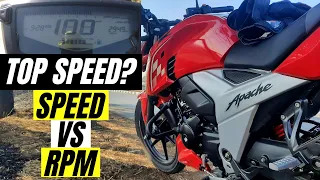 2021 TVS APACHE RTR 160 4V WHY THIS IS MORE IMPORTANT THAN TOP SPEED? BS6 APACHE 160 4V SPEED VS RPM