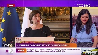 Guerre en Ukraine : la ministre des Affaires étrangères Catherine Colonna en déplacement à Kiev