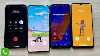 4 Group Conference Calling Incoming Call Samsung vs IPhone vs Galaxy A50 , A31 , S21 Plus