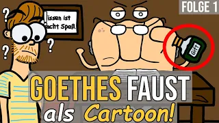 Nacht | Goethes Faust als Cartoon | Folge 1