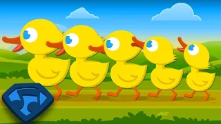 Cinq Petits Canards | Chansons et Comptines pour Enfants | Kids Super Songs Français