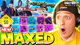 *NEW* MAXED SEASON 1 BATTLE PASS! COD MOBILE