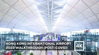 Hong Kong Airport Post-Covid Walkthrough (One of the Best Airports in the World!) 4K