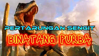 T-rex vs dinosaurus sebuah pertarungan sengit dua binatang purba