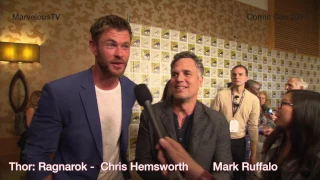 Thor: Ragnarok  Chris Hemsworth & Mark Ruffalo  on MarvelousTV