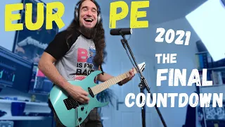 EUROPE - The Final Countdown 2021 (Vocal & Guitar Cover (one take))