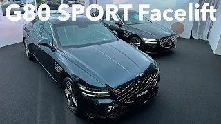 Рестайлинг Genesis G80 SPORT 2024 года — можете ли вы заметить изменения?