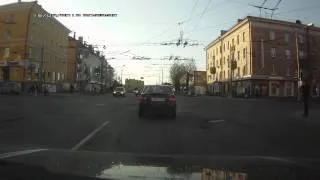 Авария в центре города