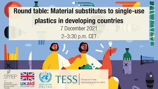 UNCTAD round table: Material substitutes to single-use plastics in developing countries