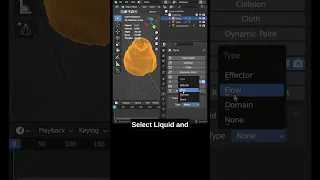 How To Create A Volcanic Eruption In Blender #shorts #blender #blendertutorial