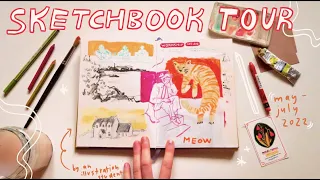 another SKETCHBOOK TOUR (2022) by an illustration student