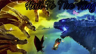 Godzilla & Mothra Vs King Ghidorah & Rodan Boston Battle ( Godzilla Meets My Little Pony )