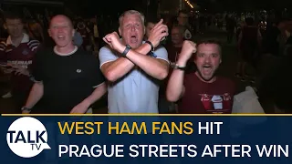 "Unbelievable scenes!" West Ham Fans Take To The Streets After Europa Conference League Victory
