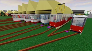 играю на карте трамваев. Катаюсь на tram!