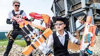 LTT Nerf War : SEAL X Warriors Nerf Guns Fight Mr Cowboys Villa's Weapon Thief Gang Dangerous