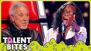 Teacher's EMOTIONAL Blind Audition touches Coach TOM JONES' heart ❤️ | Bites