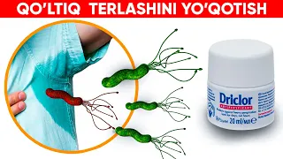 Driclor 100% qo’ltiq terlashini yuqotadigan antiperspirant