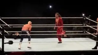 The End of Cody Rhodes vs Shinsuke nakamura Undisputed WWE Title match at WWE Live event Birmingham
